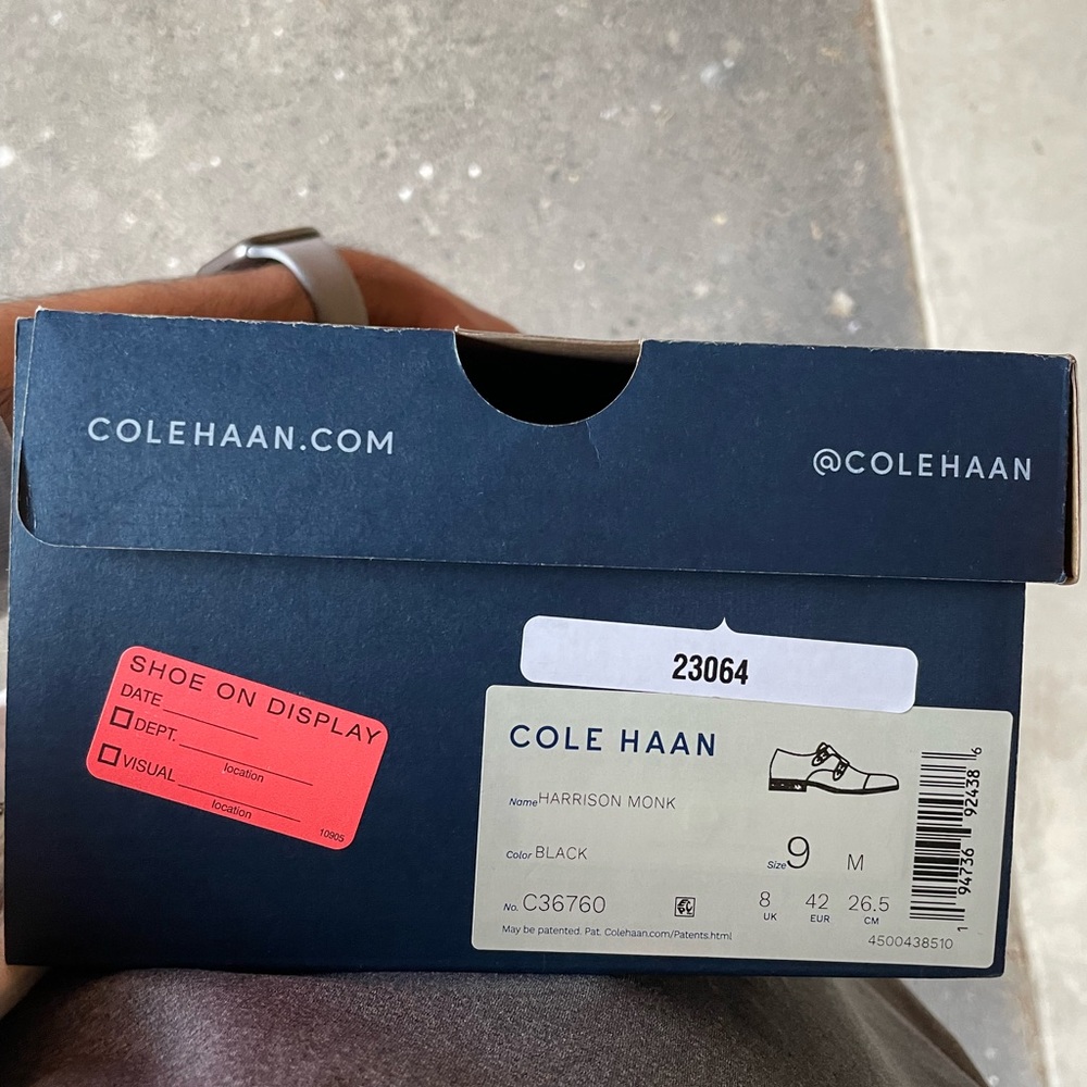 Brand New, In Box Cole Haan Harrison Monk - Size 9 - Picture 5 of 5